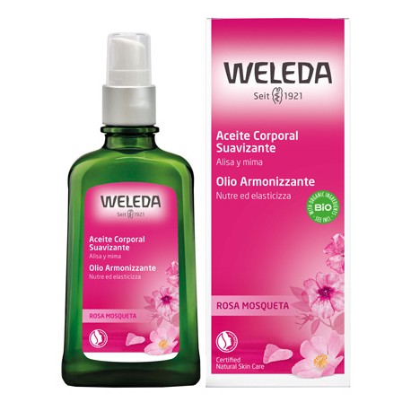 Weleda Olio corpo armonizzante elasticizzante alla Rosa Mosqueta 100 ml