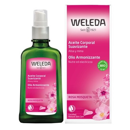 Weleda Olio corpo armonizzante elasticizzante alla Rosa Mosqueta 100 ml Weleda Olio corpo armonizzante elasticizzante alla Rosa Mosqueta 100 ml