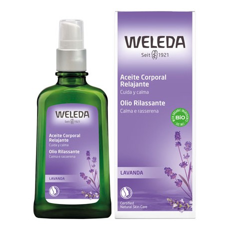 Weleda Olio essenziale di Lavanda rilassante per il corpo 100 ml