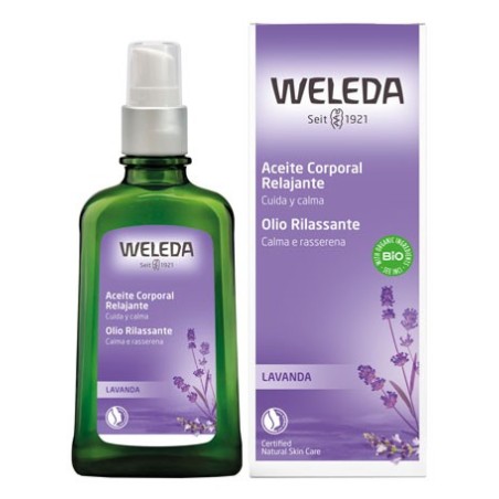 Weleda Olio essenziale di Lavanda rilassante per il corpo 100 ml Weleda Olio essenziale di Lavanda rilassante per il corpo 100 ml