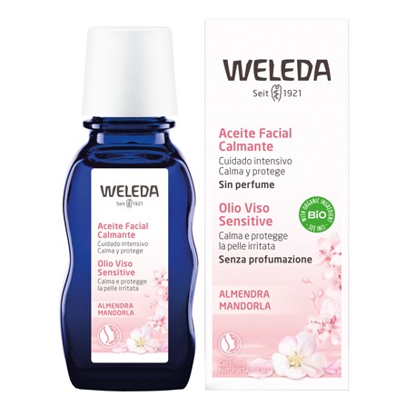 Weleda Olio viso Sensitive Mandorla struccante idratante pelle sensibile 50 ml