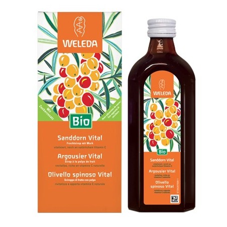 Weleda Olivello Spinoso Vital Sciroppo vitaminico alla vitamina C 250 ml Weleda Olivello Spinoso Vital Sciroppo vitaminico alla vitamina C 250 ml