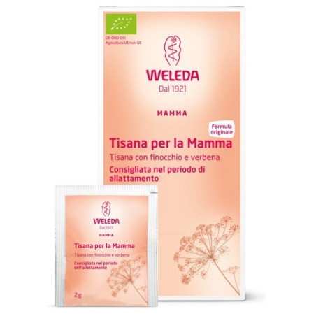 Weleda Tisana per la mamma consigliata per l'allattamento 20 bustine Weleda Tisana per la mamma consigliata per l'allattamento 20 bustine