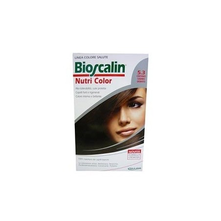 Bioscalin Nutri Color 5.3 Castano Chiaro Dorato colorazione permanente pelle sensibile Bioscalin Nutri Color 5.3 Castano Chiaro Dorato colorazione permanente pelle sensibile