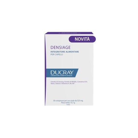 Ducray Densiage integratore rinforzante tonificante per capelli 30 compresse