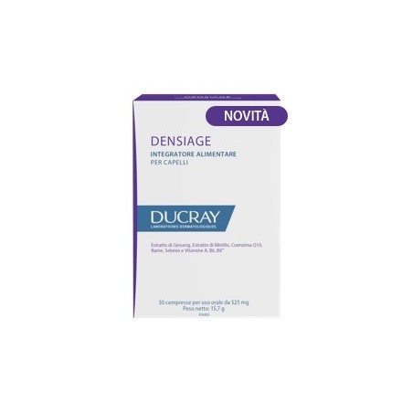 Ducray Densiage integratore rinforzante tonificante per capelli 30 compresse Ducray Densiage integratore rinforzante tonificante per capelli 30 compresse