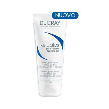Ducray Kelual DS Gel Detergente lenitivo viso e corpo pelle desquamata 200 ml
