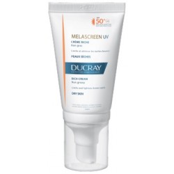 Ducray Melascreen UV Crema viso ricca SPF50+ anti macchie 40 ml