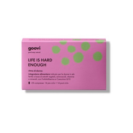 Goovi Life Is Hard Enough Ritmo di Donna Integratore per il benessere femminile 28 compresse Goovi Life Is Hard Enough Ritmo di Donna Integratore per il benessere femminile 28 compresse