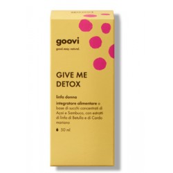 Goovi Give Me Detox Linfa Donna integratore vegetale drenante anti cellulite 50 ml