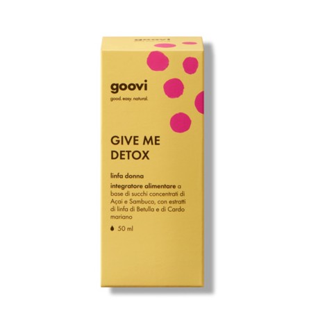 Goovi Give Me Detox Linfa Donna integratore vegetale drenante anti cellulite 50 ml