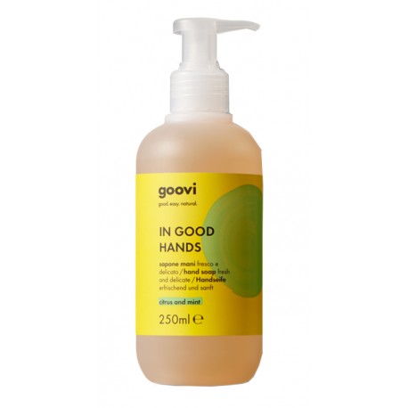 Goovi In Good Hands Citrus and Mint Sapone mani fresco e delicato 250 ml