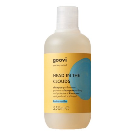 Goovi Head In The Clouds Karité Vanilla Shampoo purificante e protettivo 250 ml Goovi Head In The Clouds Karité Vanilla Shampoo purificante e protettivo 250 ml