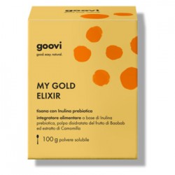Goovi My Gold Elixir Tisana con Inulina prebiotica contro la stitichezza 100 g