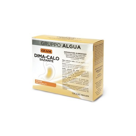 Guam Alga Dima Calo integratore saziante per perdita di peso 20 bustine Guam Alga Dima Calo integratore saziante per perdita di peso 20 bustine