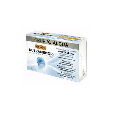 Guam Alga Nutramemor con Omeotaurina integratore per la memoria 30 capsule