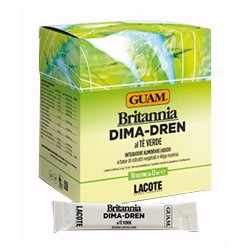 Guam Britannia Dima Dren integratore drenante al tè verde 30 bustine 12 ml