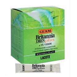 Guam Britannia Dren Plus integratore drenante al tè verde 30 bustine 12 ml
