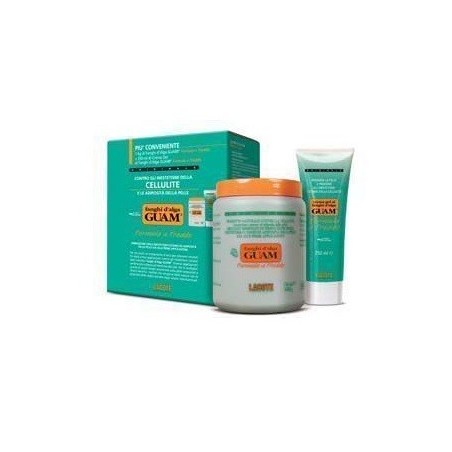 Guam Fanghi d'alga formula a freddo 1 kg + Crema anticellulite 250 ml Guam Fanghi d'alga formula a freddo 1 kg + Crema anticellulite 250 ml