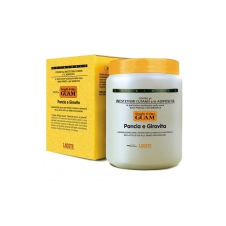 Guam Fanghi d'alga rassodanti e tonificanti pancia e girovita 500 g Guam Fanghi d'alga rassodanti e tonificanti pancia e girovita 500 g