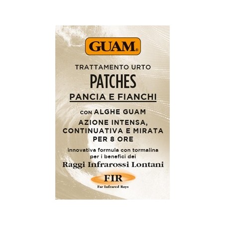 Guam Trattamento urto anticellulite patches ai raggi infrarossi FIR pancia e fianchi 8 pezzi Guam Trattamento urto anticellulite patches ai raggi infrarossi FIR pancia e fianchi 8 pezzi