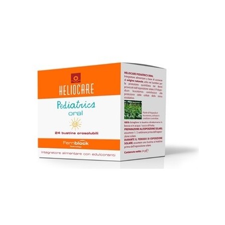 Heliocare Pediatrics Oral integratore per la pelle dei bambini 24 bustine Heliocare Pediatrics Oral integratore per la pelle dei bambini 24 bustine
