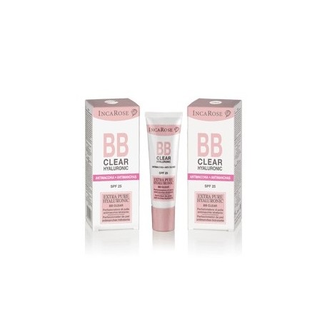 Incarose BB Clear Hyaluronic Medium Crema viso colorata antimacchia 30 ml