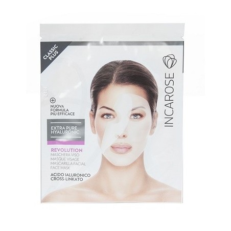 Incarose Extra Pure Hyaluronic Revolution Maschera viso idratante in tessuto 17 ml Incarose Extra Pure Hyaluronic Revolution Maschera viso idratante in tessuto 17 ml