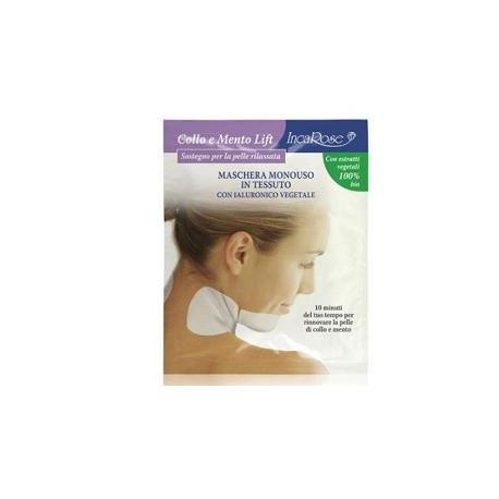 Incarose Bio Mask Maschera viso monodose anticedimento collo e mento