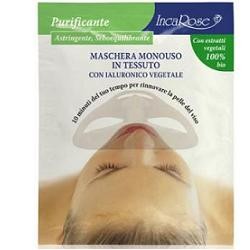 Incarose Bio Mask Maschera viso in tessuto monodose purificante pelle grassa
