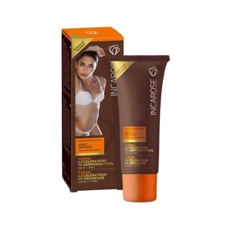 Incarose Maxi Bronze Crema viso e corpo acceleratore abbronzatura 125 ml Incarose Maxi Bronze Crema viso e corpo acceleratore abbronzatura 125 ml