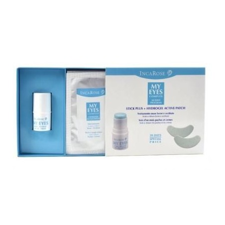 Incarose My Rose Complex 30 days program 1 stick + 4 hydrogel active patch antiocchiaie e borse Incarose My Rose Complex 30 days program 1 stick + 4 hydrogel active patch antiocchiaie e borse