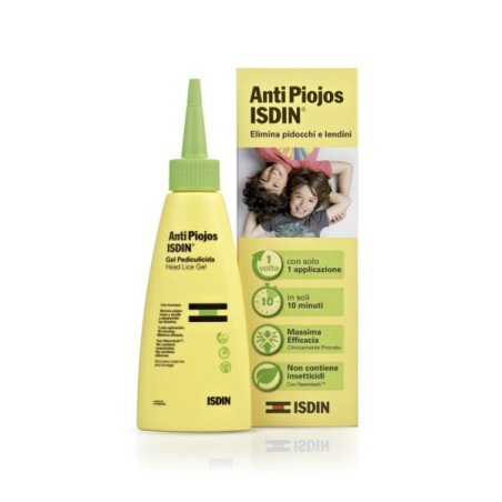 ISDIN AntiPiojos Gel Pediculicida trattamento naturale contro pidocchi e lendini 100 ml ISDIN AntiPiojos Gel Pediculicida trattamento naturale contro pidocchi e lendini 100 ml