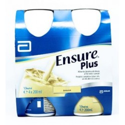 Ensure Plus alimento per pazienti a rischio malnutrizione gusto banana 4 x 200 ml