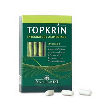 Naturando Topkrin integratore alimentare per unghie e capelli 60 compresse Naturando Topkrin integratore alimentare per unghie e capelli 60 compresse
