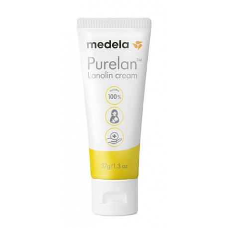 Medela Crema Purelan lanolina naturale al 100% per capezzoli irritati 37 g