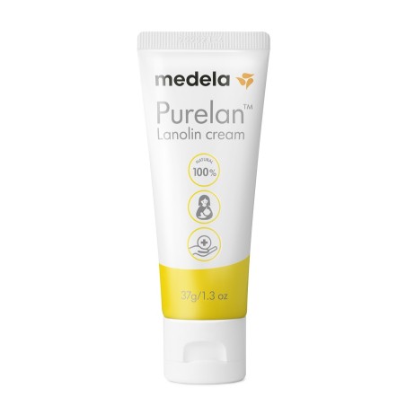 Medela Crema Purelan lanolina naturale al 100% per capezzoli irritati 37 g Medela Crema Purelan lanolina naturale al 100% per capezzoli irritati 37 g