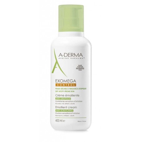 ADerma Exomega Control Crema emolliente lenitiva pelle secca atopica 400 ml