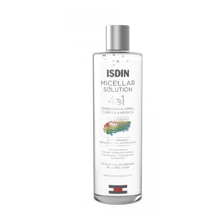 ISDIN Micellar Solution Acqua micellare struccante per trucco waterproof 400 ml ISDIN Micellar Solution Acqua micellare struccante per trucco waterproof 400 ml