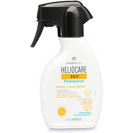 Heliocare 360° Pediatrics Atopic lozione fluida protettiva pelle atopica spray 250 ml