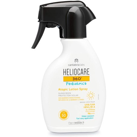Heliocare 360° Pediatrics Atopic lozione fluida protettiva pelle atopica spray 250 ml Heliocare 360° Pediatrics Atopic lozione fluida protettiva pelle atopica spray 250 ml