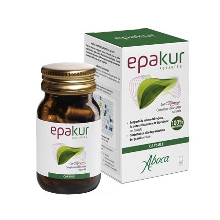 Aboca Epakur Advanced integratore per il benessere del fegato 50 capsule Aboca Epakur Advanced integratore per il benessere del fegato 50 capsule