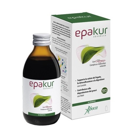Aboca Epakur Advanced integratore detossificante sciroppo 320 g Aboca Epakur Advanced integratore detossificante sciroppo 320 g