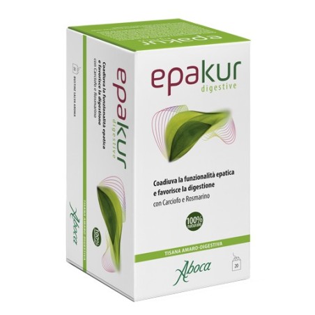 Aboca Epakur Digestive tisana amaro digestiva per il fegato 20 filtri Aboca Epakur Digestive tisana amaro digestiva per il fegato 20 filtri