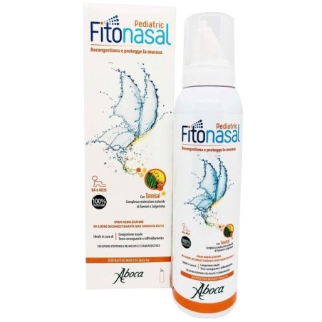 Aboca Fitonasal Pediatric spray decongestionante per il naso 125 ml Aboca Fitonasal Pediatric spray decongestionante per il naso 125 ml