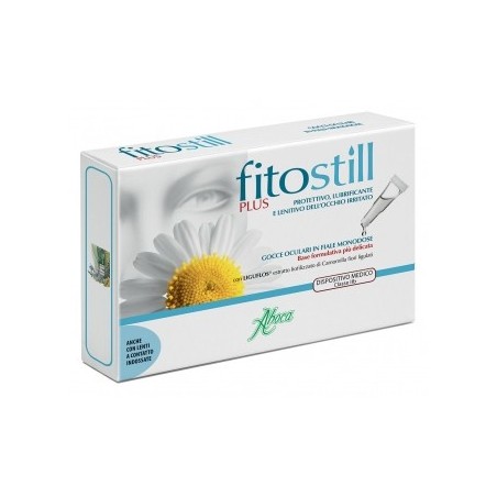 Aboca Fitostill Plus gocce oculari occhi arrossati e affaticati 10 monodose richiudibili da 0,5 ml Aboca Fitostill Plus gocce oculari occhi arrossati e affaticati 10 monodose richiudibili da 0,5 ml