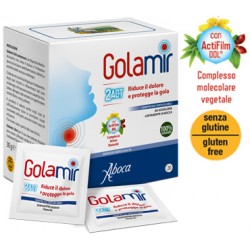 Aboca Golamir 2ACT 20 compresse per gola infiammata e irritata