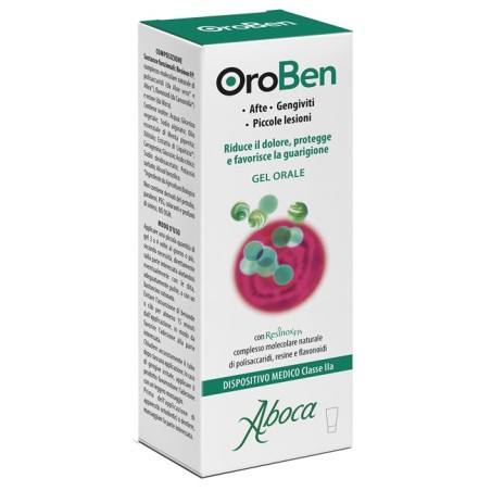 Aboca OroBen gel orale per afte e gengiviti 15 ml Aboca OroBen gel orale per afte e gengiviti 15 ml