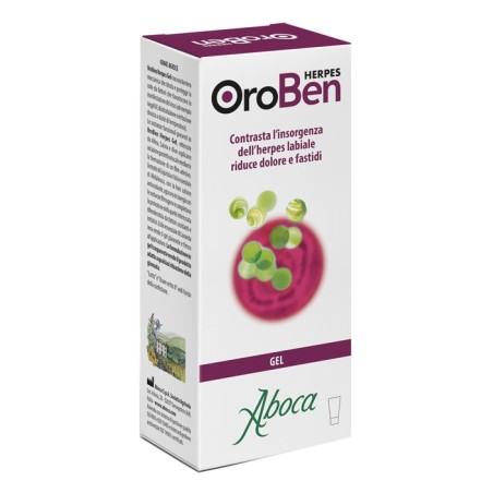 Aboca Oro Ben Herpes Gel preventivo per Herpes labiale 8 ml Aboca Oro Ben Herpes Gel preventivo per Herpes labiale 8 ml