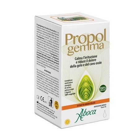 Aboca Propol Gemma integratore per irritazione e dolore alla gola estratto idroalcolico 30 ml Aboca Propol Gemma integratore per irritazione e dolore alla gola estratto idroalcolico 30 ml